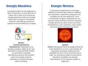 Tipos De Energ A Ventajas Y Desventajas Cuadros Comparativos