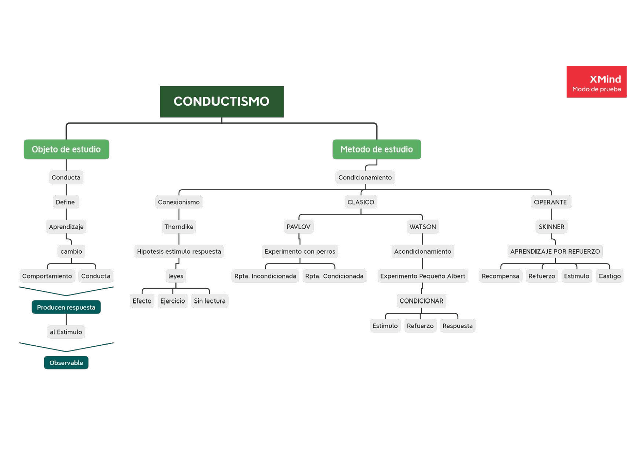 Cuadros Sin Pticos Sobre El Conductismo Cuadro Comparativo