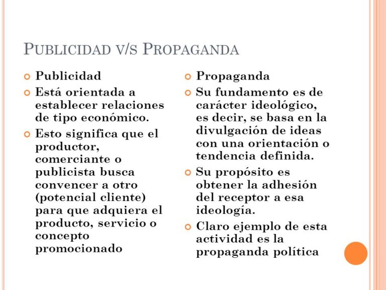 Publicidad Y Propaganda Cuadros Comparativos Cuadro Comparativo