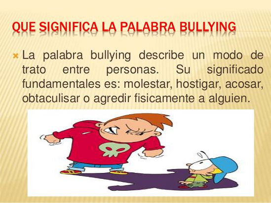 Que es el Bullying? – Definición