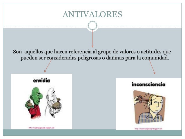 Antivalores concepto