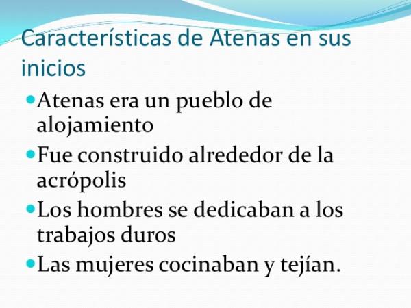 Caracteristicas de atenas