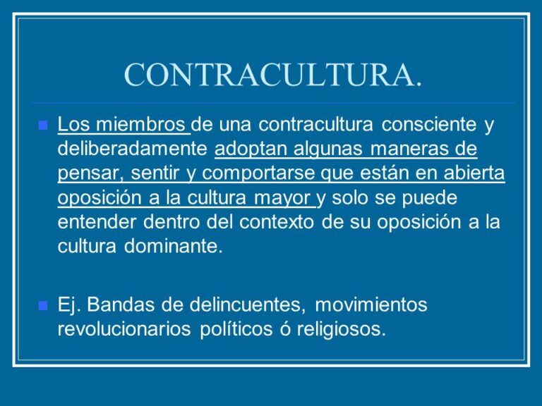 Cuadro Comparativo De Cultura Y Contracultura Cuadro Comparativo 0796