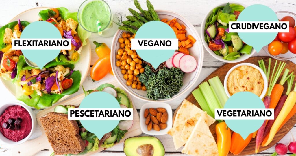 Diferencia vegano, crudivegano, vegetariano