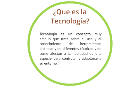 Que es la tecnologia